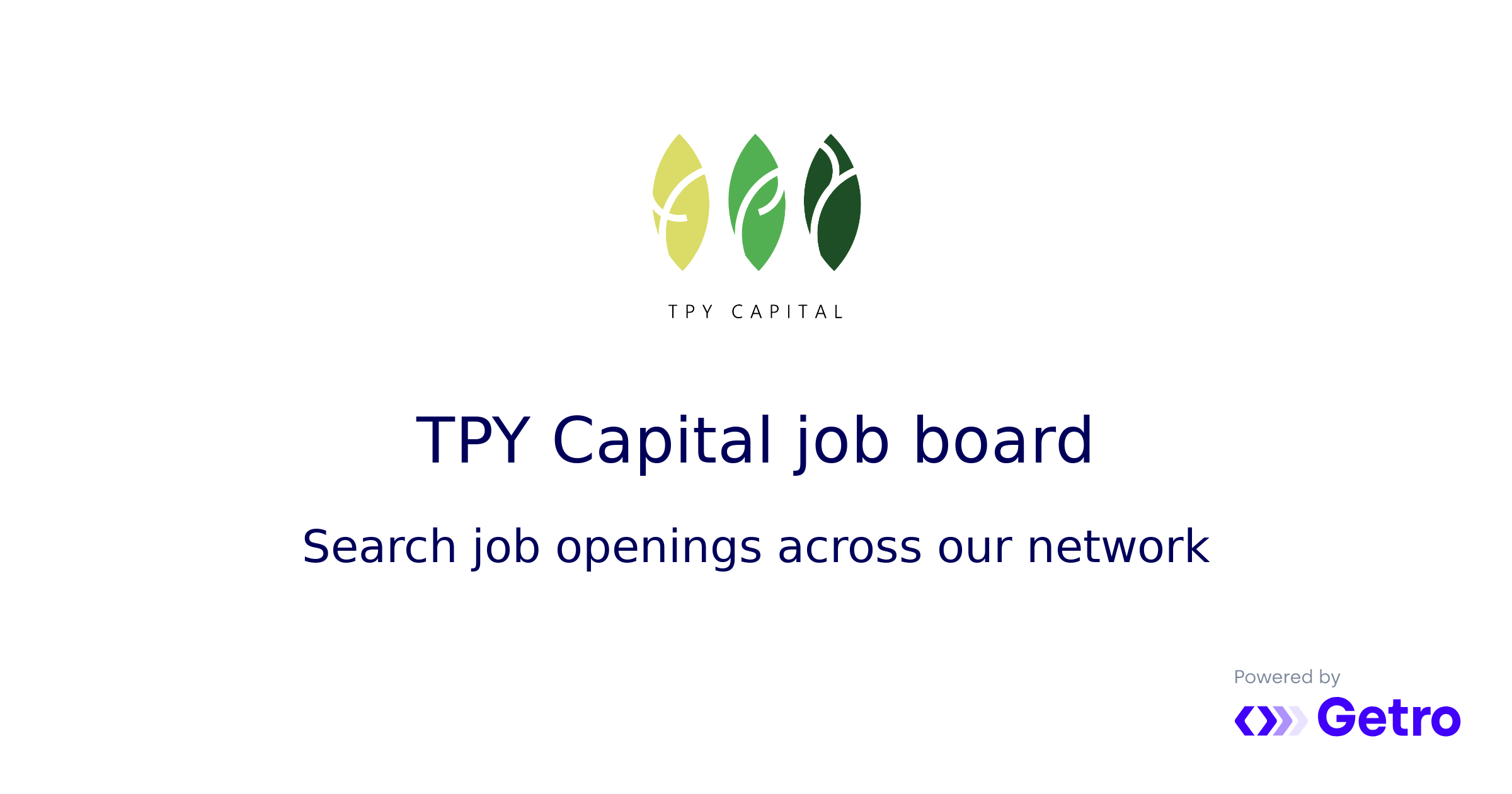 Jobs TPY Capital Job Board