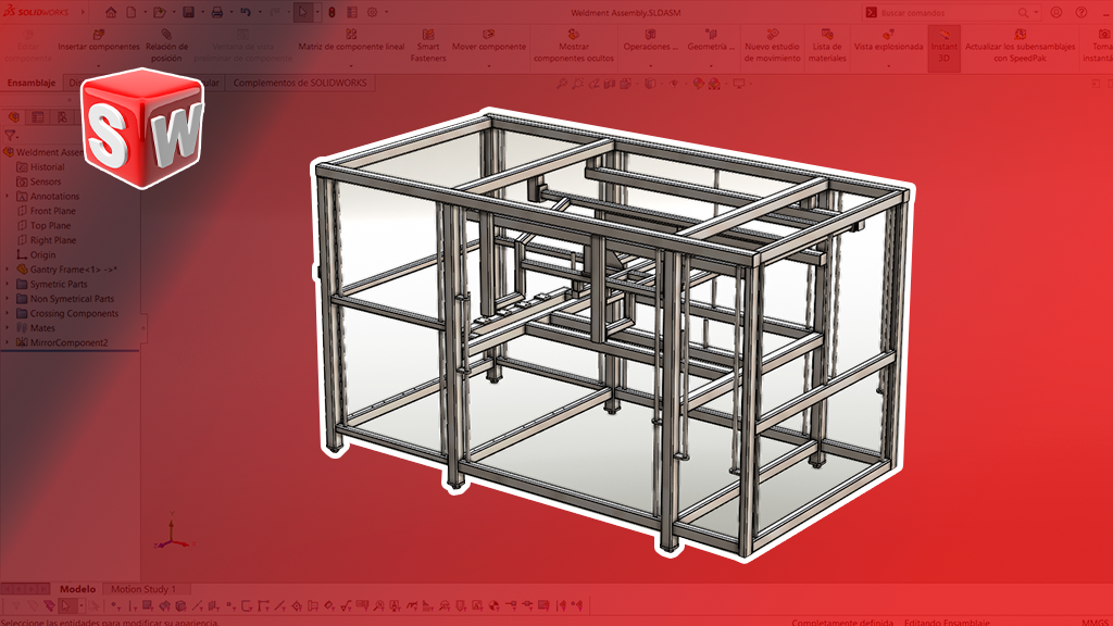 Curso Para Estructuras Met Licas Con Solidworks Weldments Institut