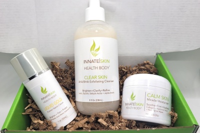 Innate Skin Gift Set: All-in-1 Clear Skin Cleanser, Moisturizer and Serum Photo 1