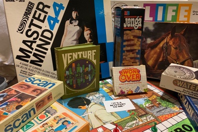 Vintage Board Games Box Photo 3