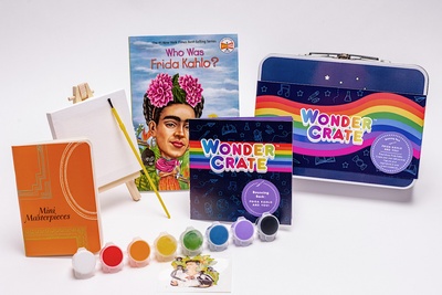 Read about Frida Kahlo and create your own self portraits with paint and canvas. Get ready to be inspired!