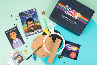 Read about Neil deGrasse Tyson and observe the constellations with your own DIY constellation viewer. Get ready to be inspired!