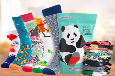 Sock Panda Kids Socks (Ages 3-7)  -  Two Pairs Each Month Photo 2