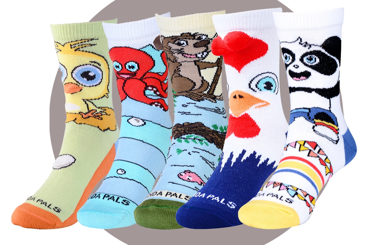Sock Panda Kids Socks (Ages 3-7)  -  Two Pairs Each Month Photo 1