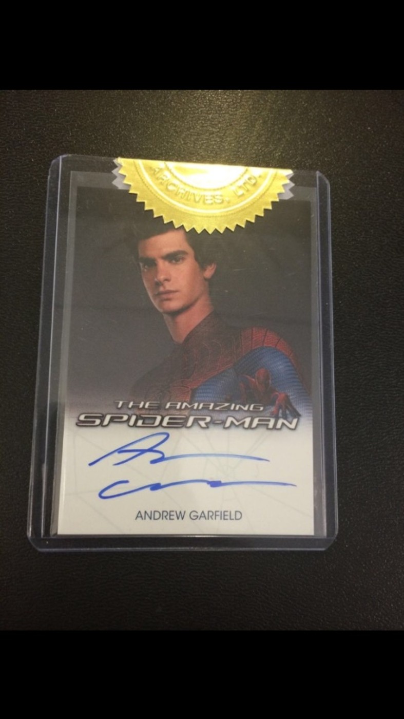 Andrew Garfield Spider-Man authentic autograph card | Collectionzz
