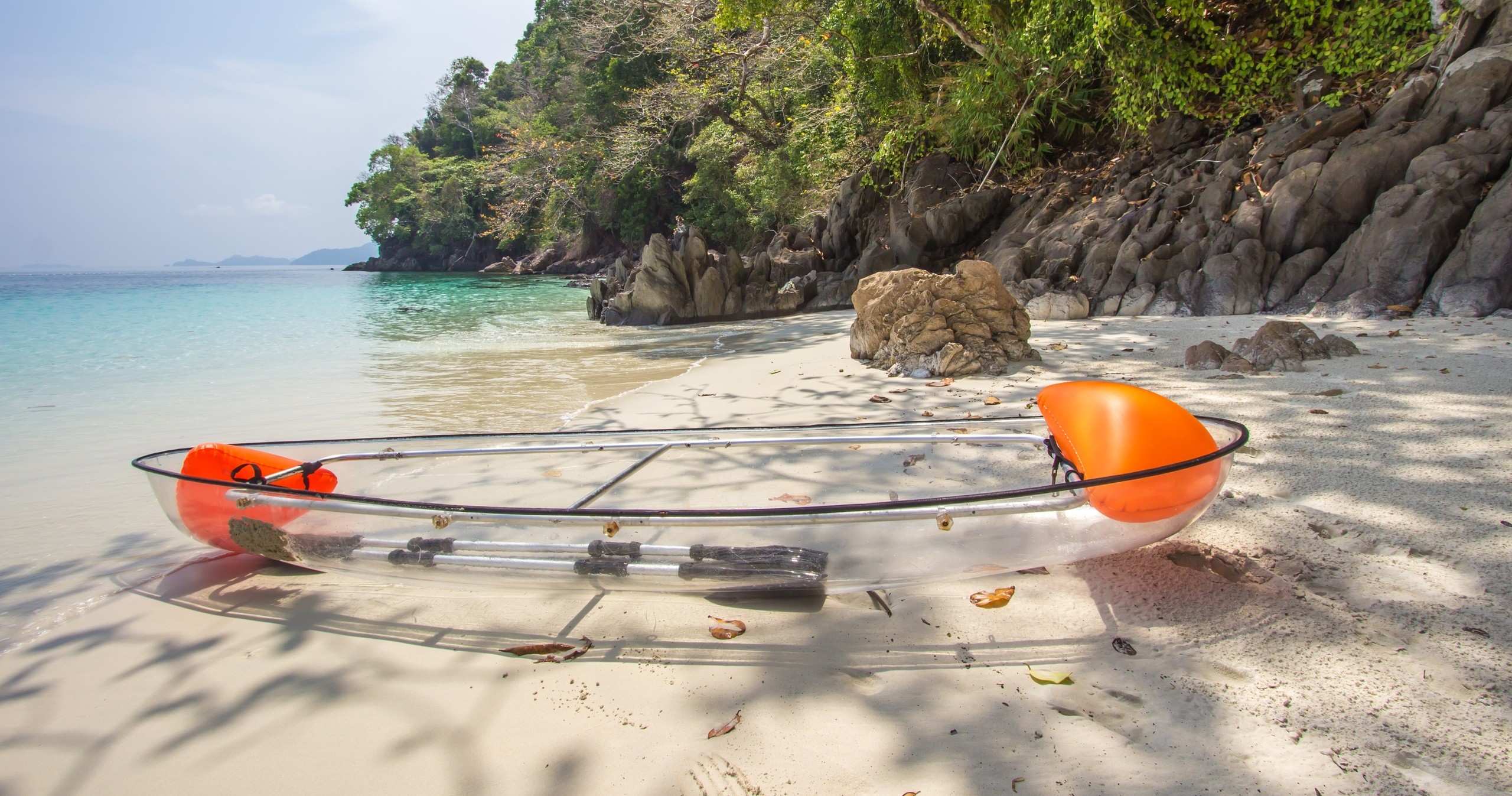 Salty Blue Clear Single Kayak