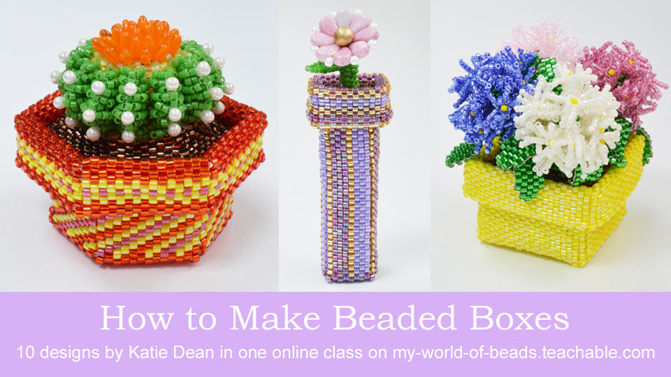 How to make beaded boxes - Katie Dean - Beadflowers