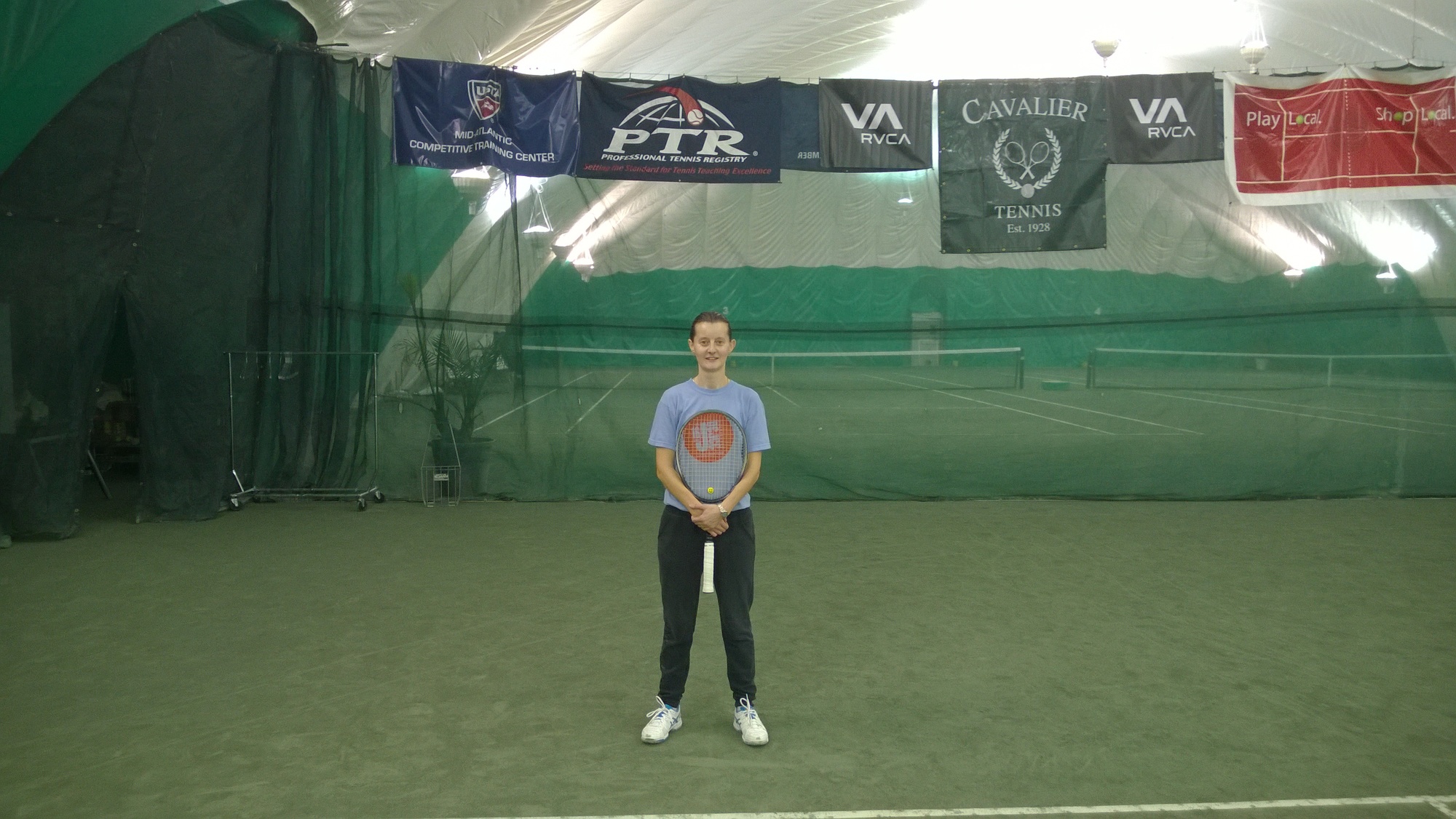 Adriana D. teaches tennis lessons in Falls Church, VA