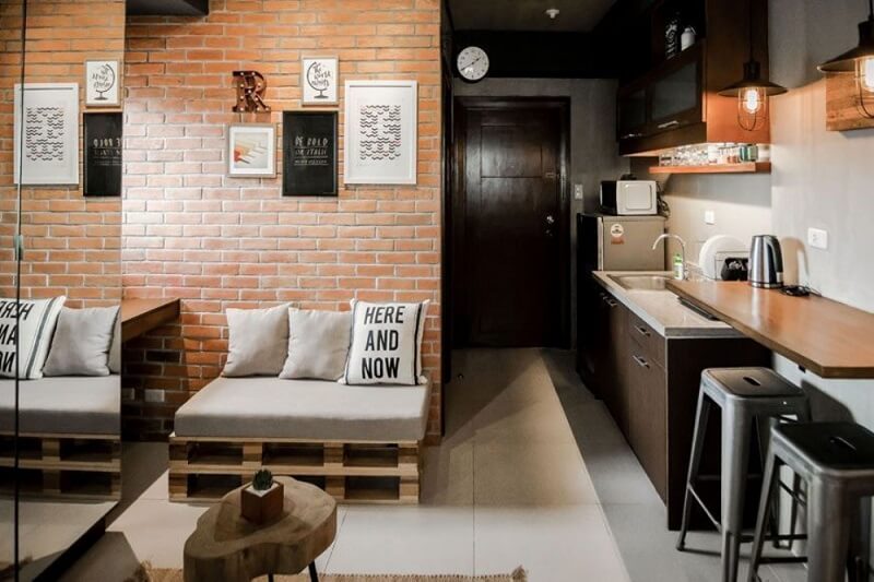 design interior apartemen industrialis