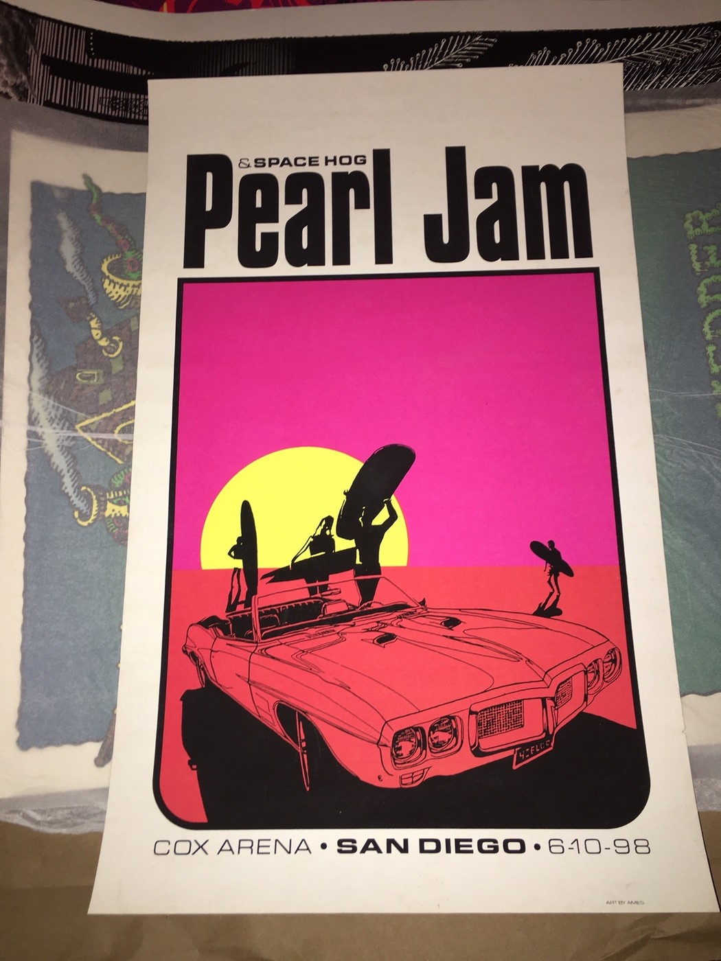Image result for pearl jam san diego poster