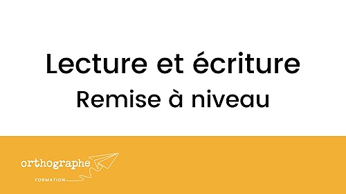 Représentation de la formation : Diplôme de Compétence en Langue - Français professionnel de premier niveau (DCLFP) 