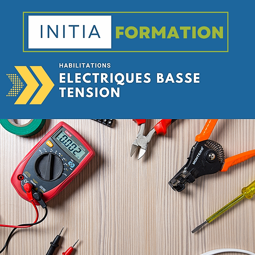 Représentation de la formation : Formation Habilitation électrique B1 B2 BR BC H0V (Basse tension)