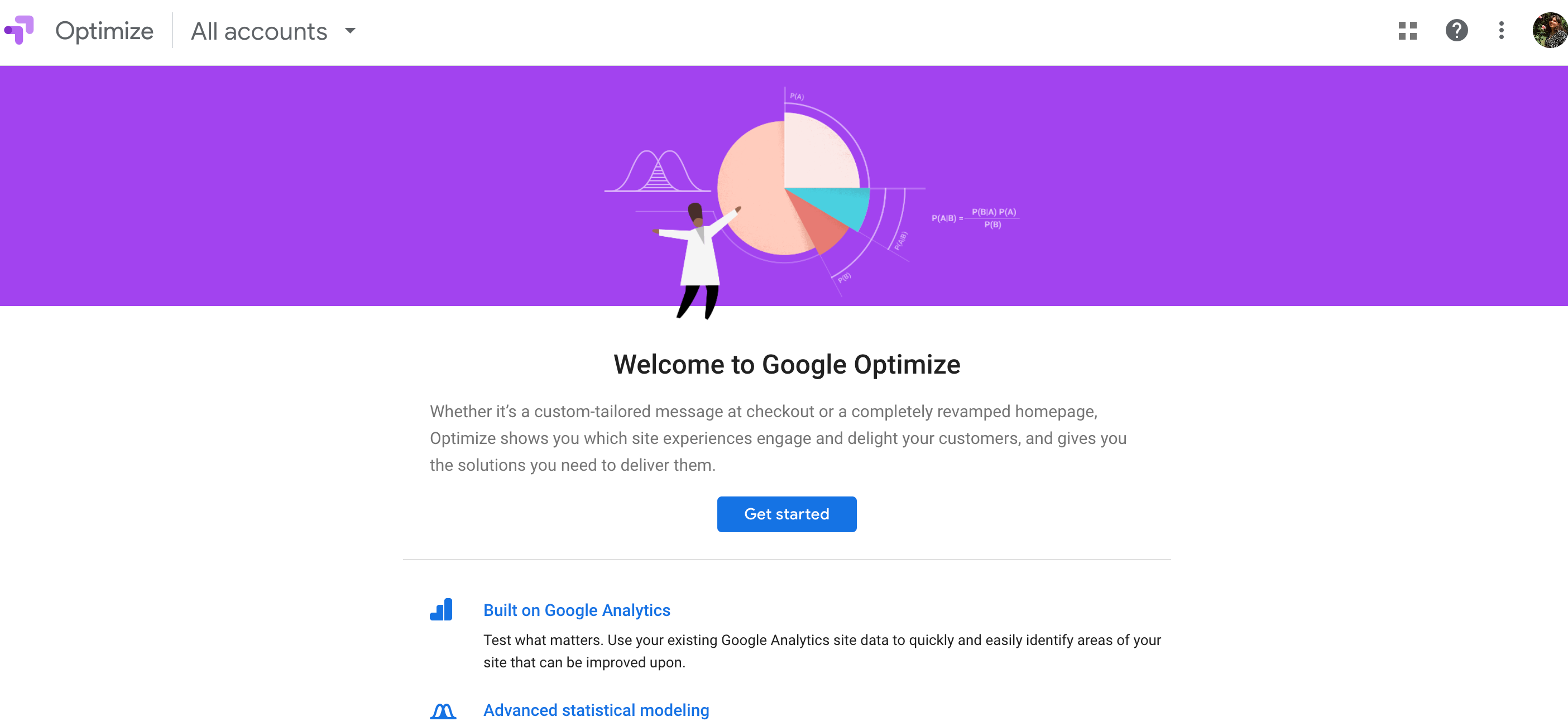 user engagement tool Google Optimize