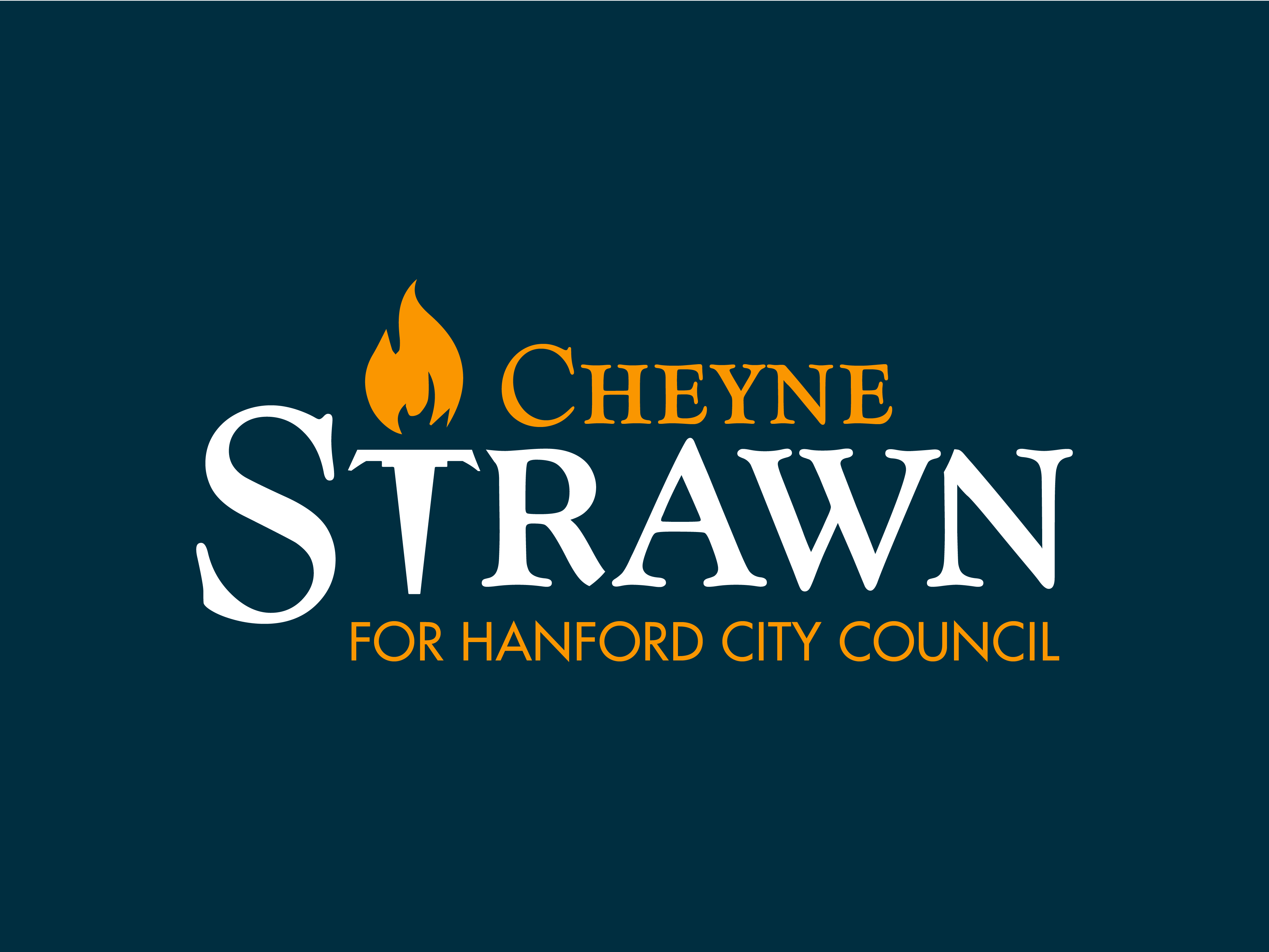 Cheyne Strawn for Hanford City Council 2022 logo