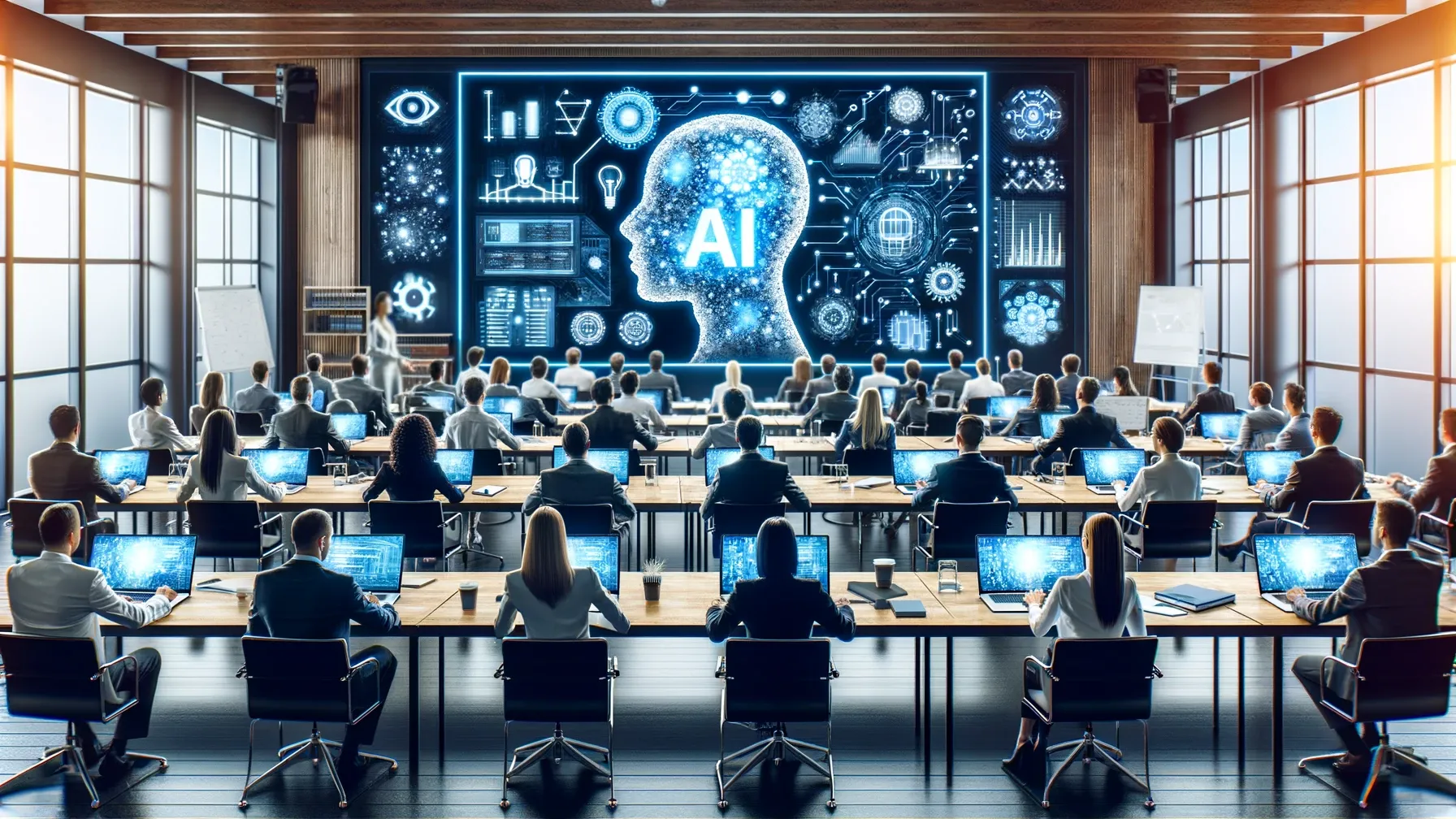 Représentation de la formation : - Novembre 2024 :  Mettre en place les Intelligences Artificcielles pour optimiser sa productivité et sa prospection (atelier IA & Immo)