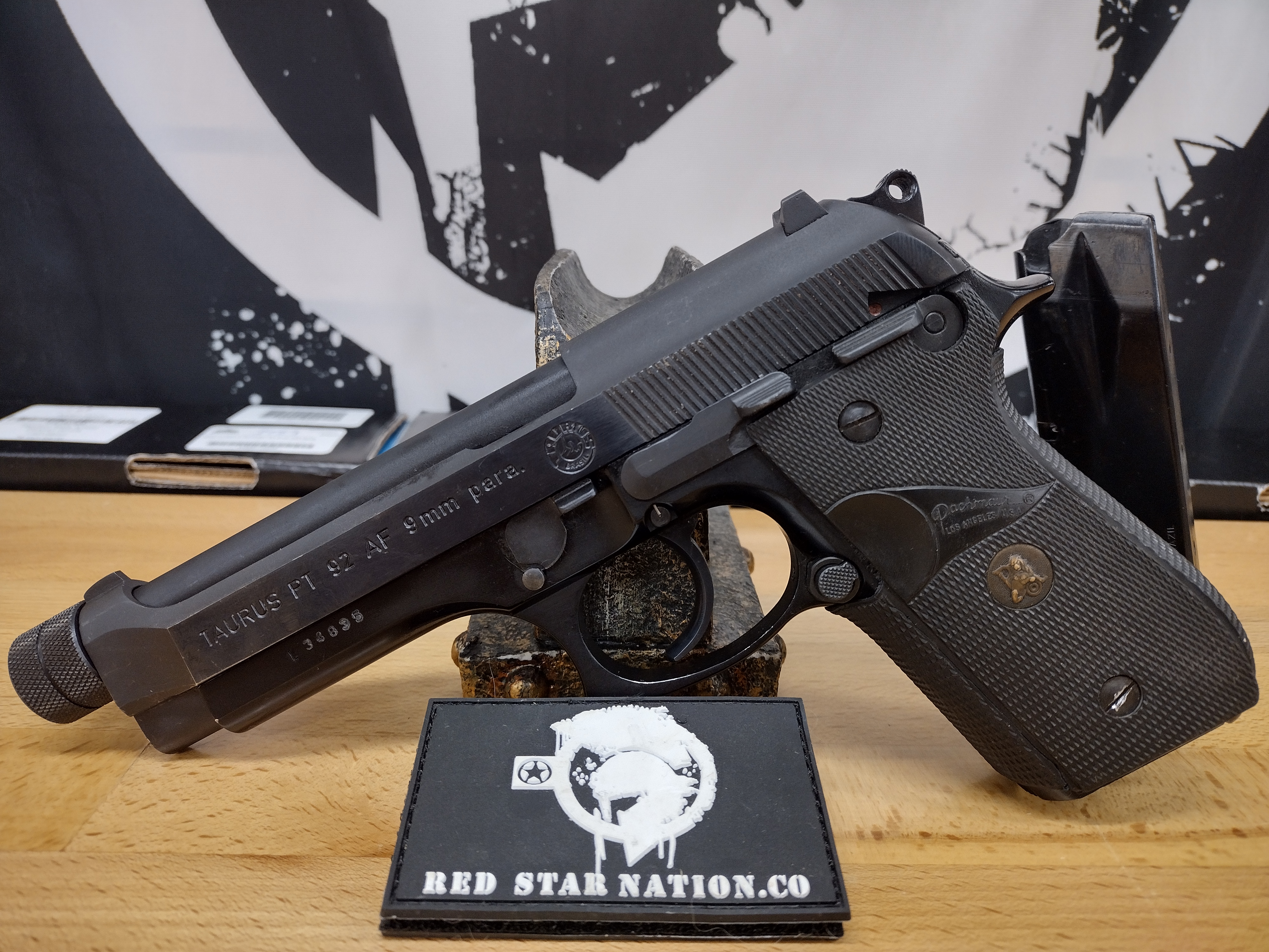 Brazil Excellent Surplus: Taurus PT 92 AF 5 Suppressor Ready 9mm w/ Mag  (FREE SHIPPING), Red Star Surplus, Cresco