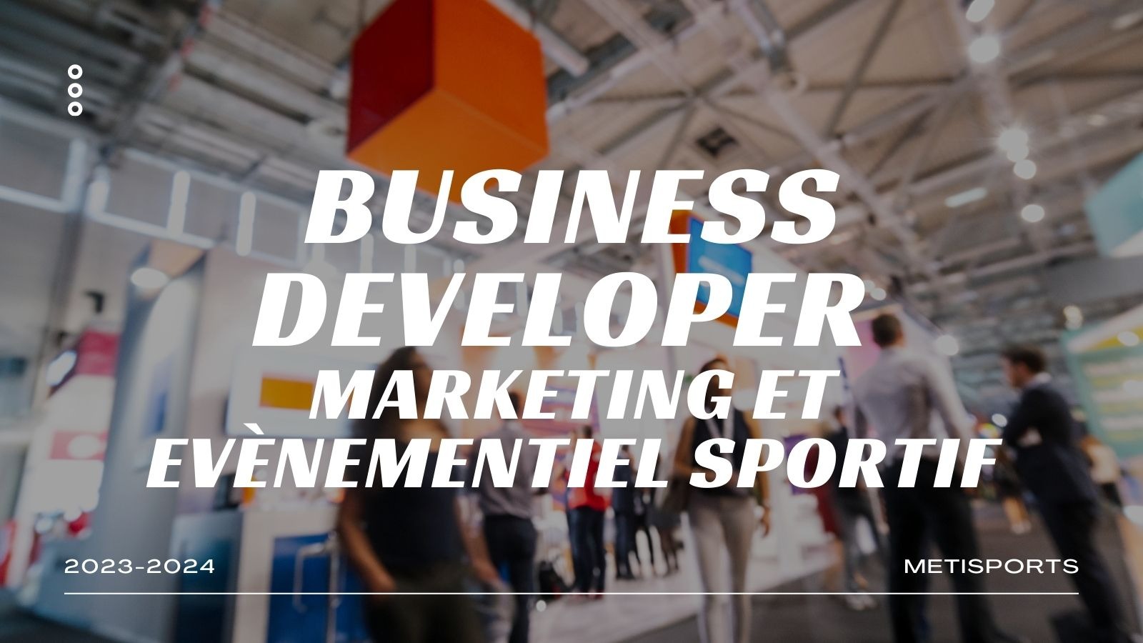 Représentation de la formation : Business Developer en Marketing et Evènementiel Sportif