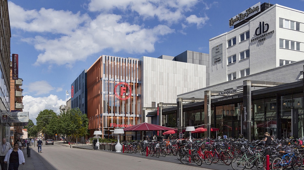 Filmstadens nya toppmoderna biograf på Dragarbrunnsgatan i Uppsala