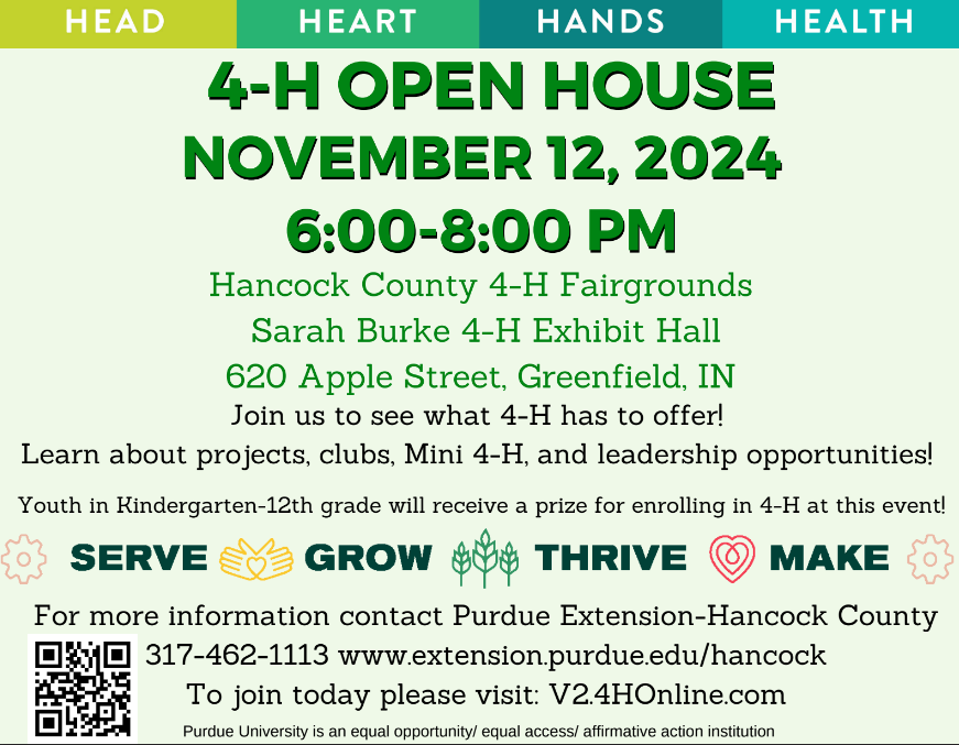 4-H open house