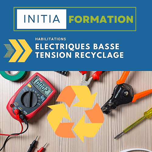 Représentation de la formation : Formation Habilitation électrique B1 B2 BR BC H0V (Basse tension) - recyclage