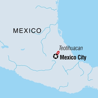 tourhub | Intrepid Travel | Mexico City Stopover | Tour Map