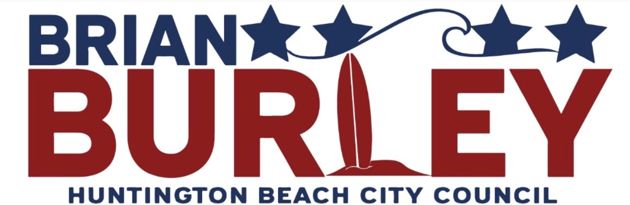 Brian Burley for Huntington Beach City Council 2022 logo