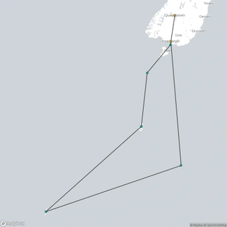 tourhub | Heritage Expeditions | Galapagos of the Southern Ocean | Tour Map