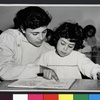 AIU Girls School, Young Girl Learning to Read (Tunis, Tunisia, c1954)