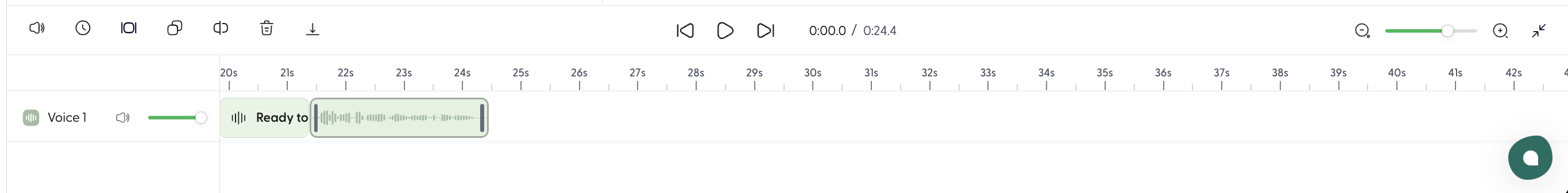 Remove unwanted silence periods between audio clips