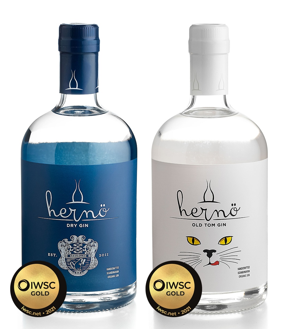 Hernö Gin, the only gin distillery in the world achieving double gold in IWSC 2021.