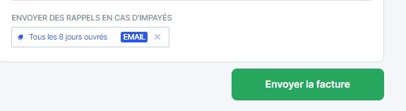 Comment envoyer une facture et paramétrer les rappels ?