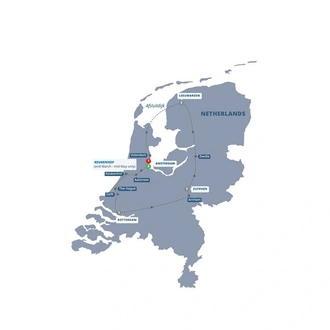 tourhub | Trafalgar | Best of Holland | Tour Map