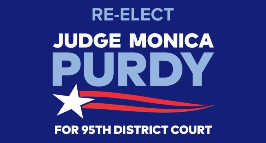 Re-Elect Judge Monica Purdy Campaign logo