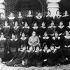 Class photo, 1925, Laura Kadoorie Alliance Israelite Universelle, School, Baghdad, Iraq. Photo courtesy Alliance I.U. Archives. 