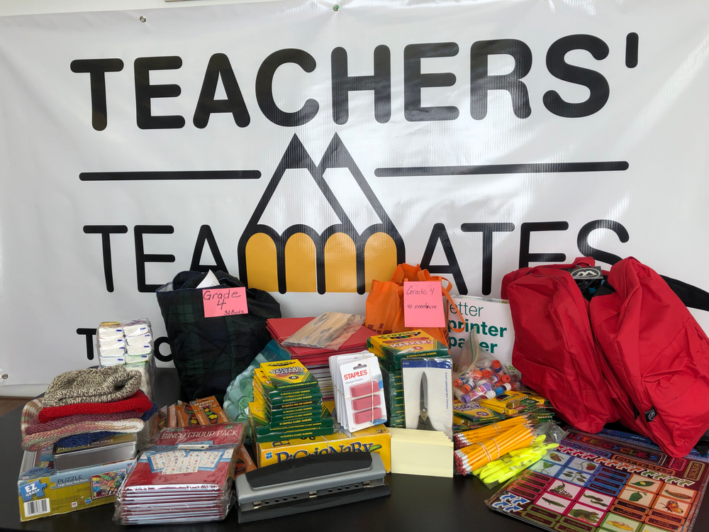 Teachers Teammates is a nonprofit dedicated to assisting teachers and students with the tools and supplies that are needed in the classroom to excel.