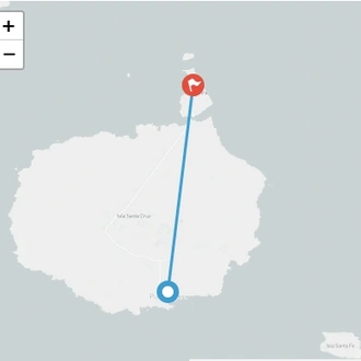 tourhub | Ecuador Galapagos Travels | 4 Days Magic of Santa Cruz | Tour Map