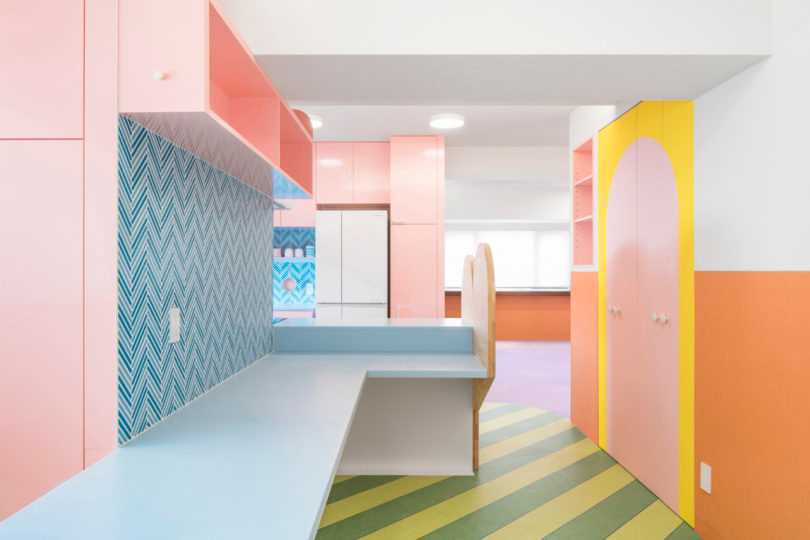 palet warna di design interior apartemen studio