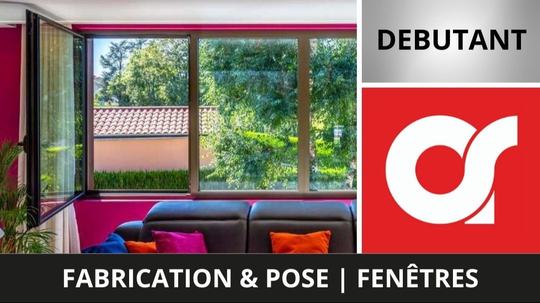 Représentation de la formation : Fabrication et pose de Fenêtre - Gamme  Espace 70TH/70TH+ Installux - Débutant