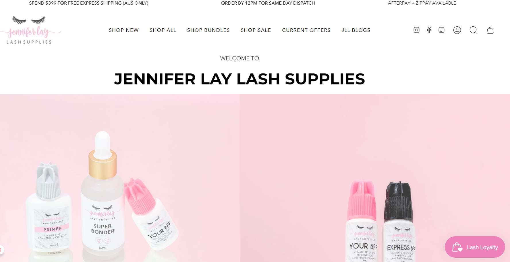 jennifer lay lash supplies