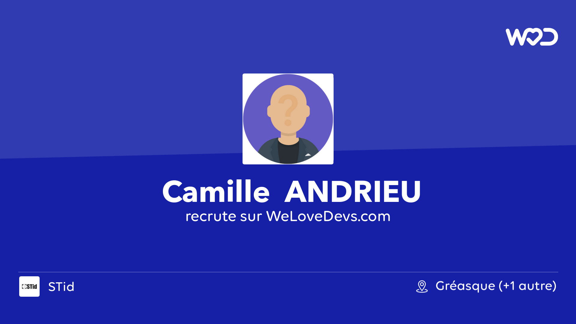 💙 Camille ANDRIEU, Human resources manager at STid is hiring developers ...