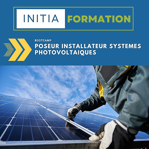 Représentation de la formation : Bootcamp combiné poseur et électricien photovoltaïque