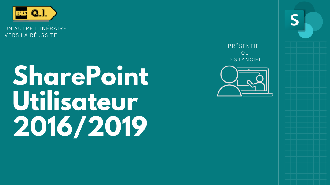 Représentation de la formation : SharePoint 2016/2019 - Utilisateur