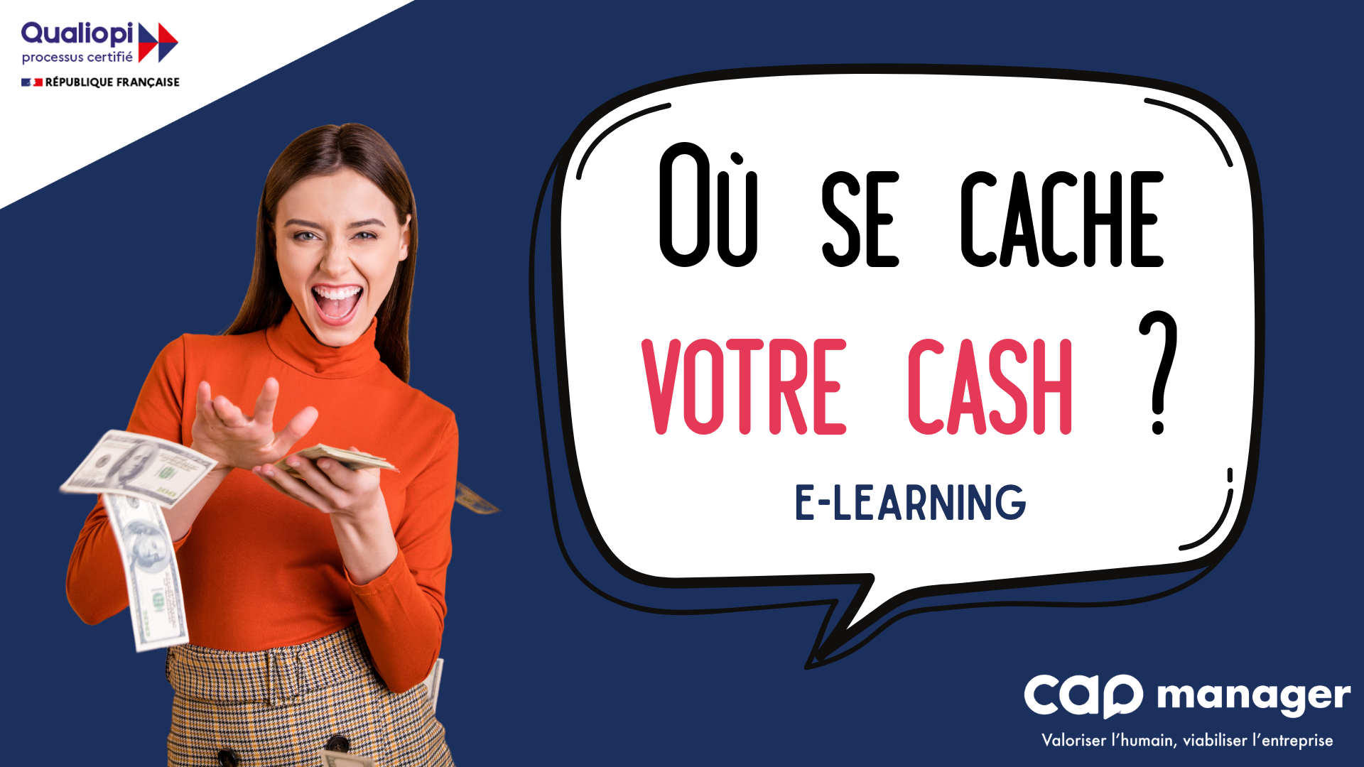 Représentation de la formation : Où se cache votre cash ?  E-Learning