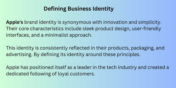 How to define your business identity