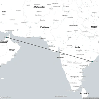 tourhub | Today Voyages | Glimpse of Dubai | Tour Map