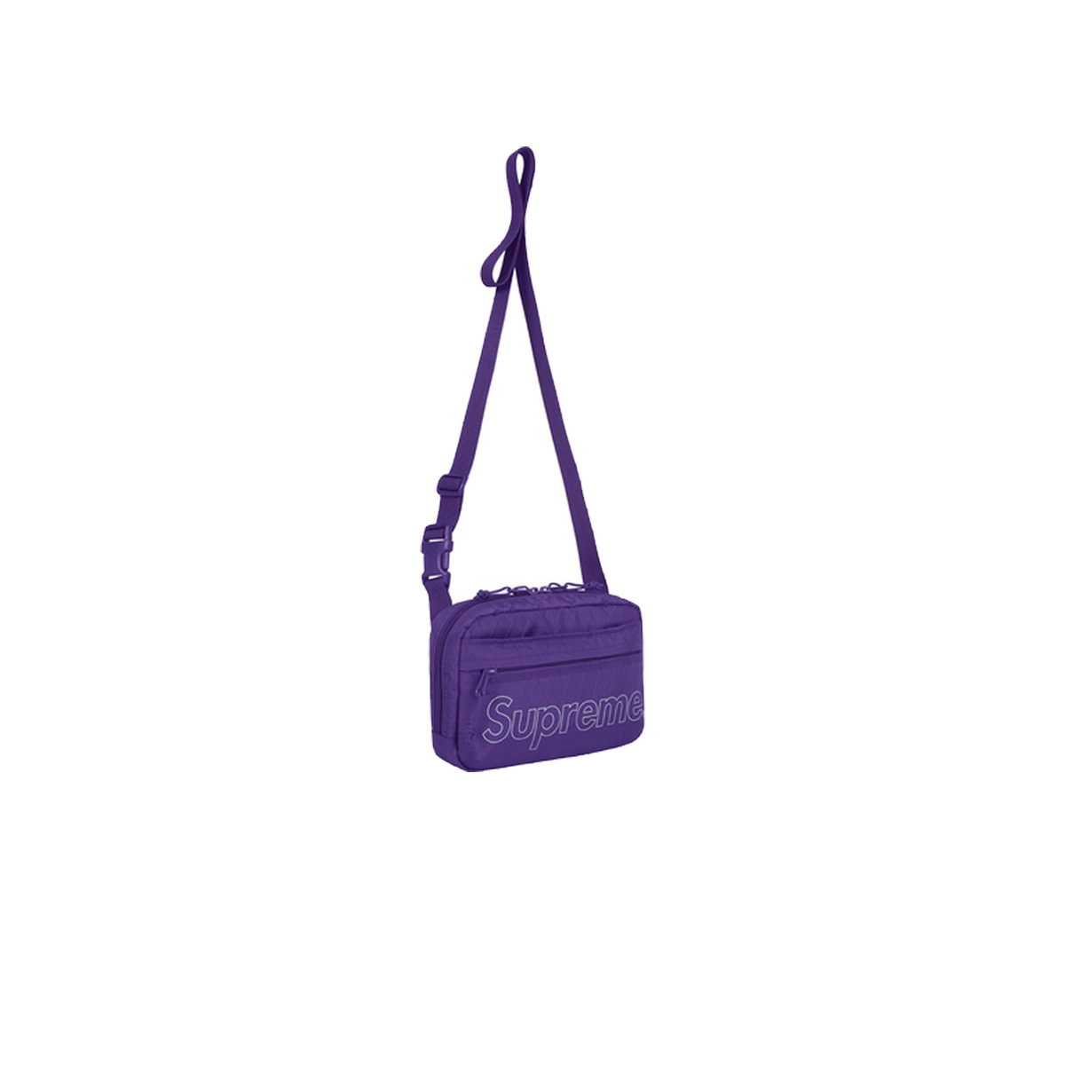 最安値 紫 supreme shoulder bag 18fw ショルダー