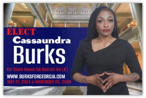 Cassaundra Burks For State House GA - 64 logo