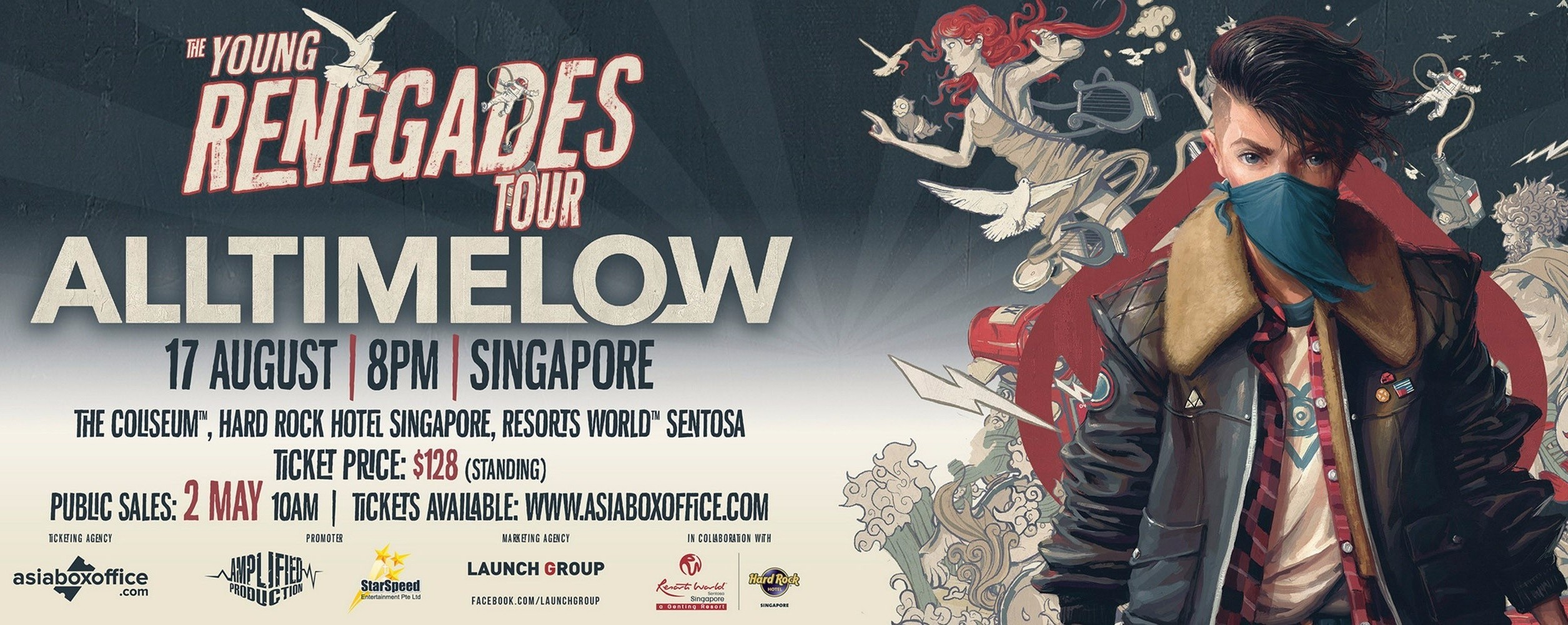 All Time Low live in Singapore