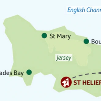 tourhub | Saga Holidays | Jersey’s Joie de Vivre | Tour Map