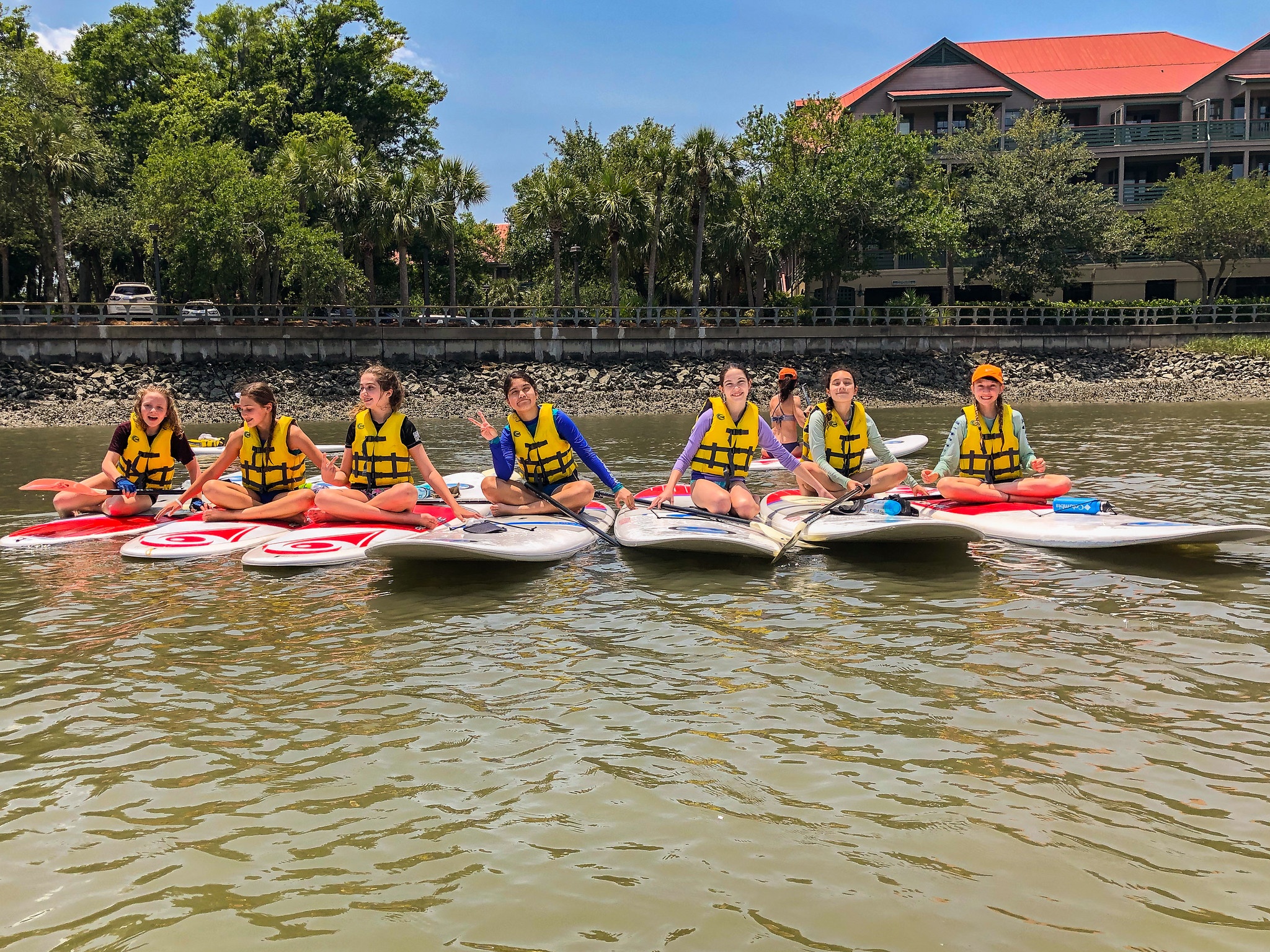 Stand up paddle à Île De Hilton-Head